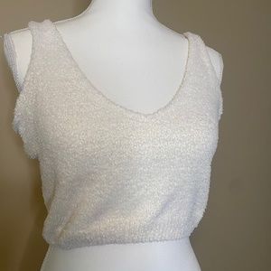 Cozy Knit Tank and Pants Set Medium Beige Color Small Stretch